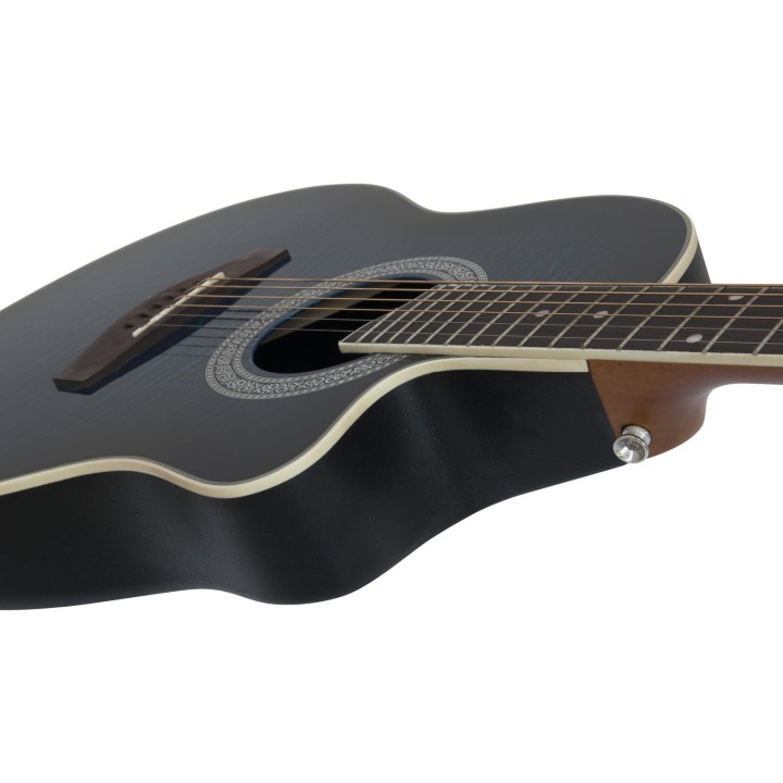 Dimavery - RB-300 Roundback, blue - Acoustic Guitar | Z-Bombilla