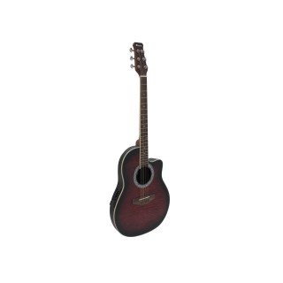 Dimavery - RB-300 Roundback, red - Acoustic Guitar | Z-Bombilla