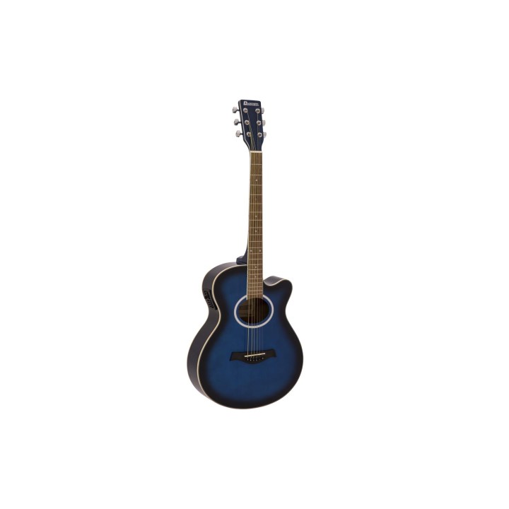 Dimavery - AW-400 Western guitar, blueburst - Acoustic Guitar | Z-Bombilla