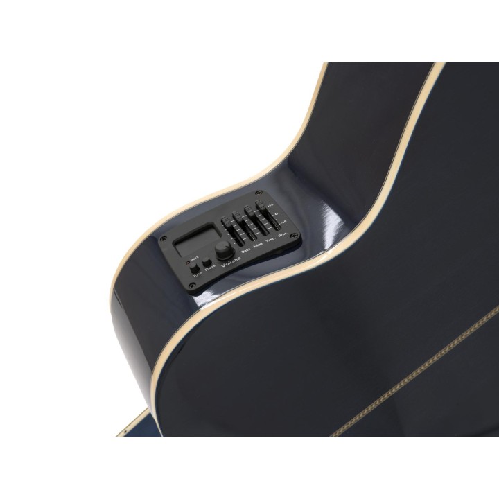 Dimavery - AW-400 Western guitar, blueburst - Acoustic Guitar | Z-Bombilla