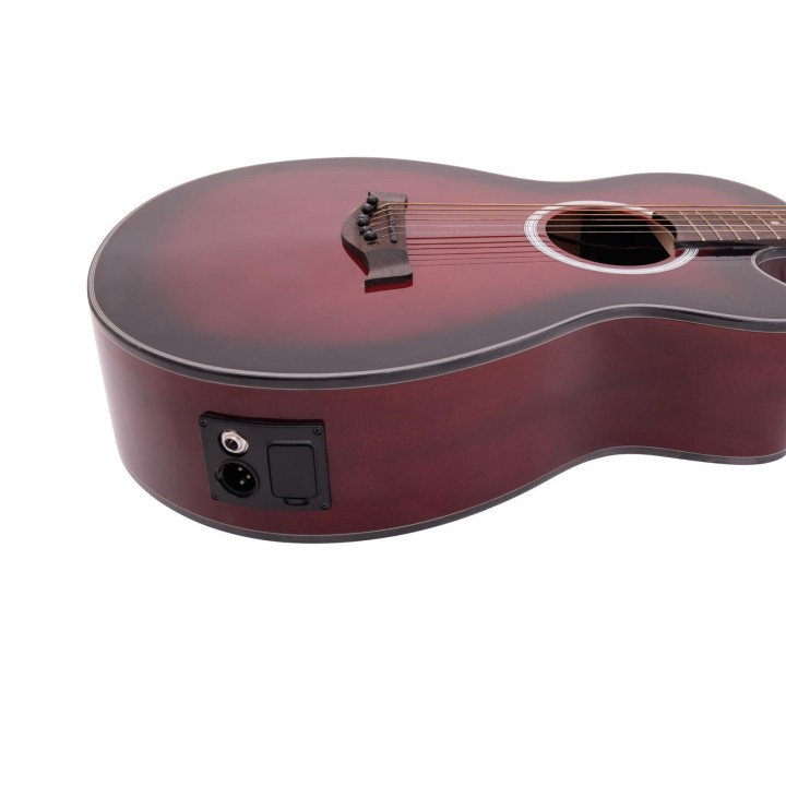 Dimavery - AW-400 Western guitar, redburst - Acoustic Guitar | Z-Bombilla