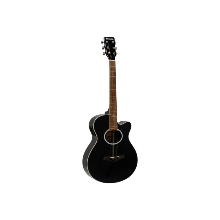 Dimavery - AW-400 Western guitar, black - Acoustic Guitar | Z-Bombilla