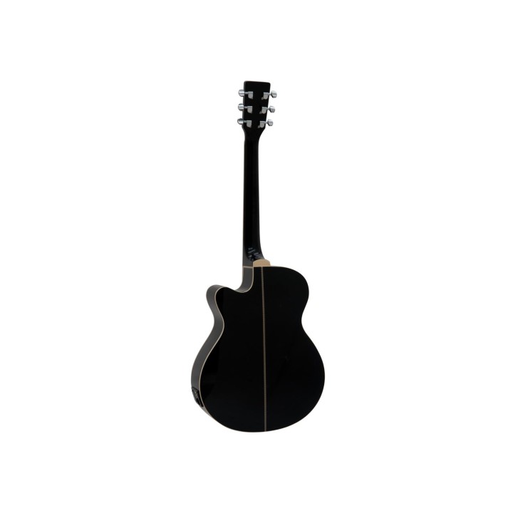Dimavery - AW-400 Western guitar, black - Acoustic Guitar | Z-Bombilla