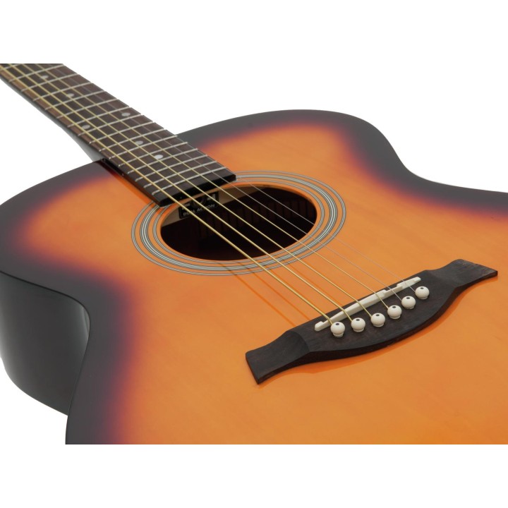 Dimavery - AW-303 Western guitar sunburst - Acoustic Guitar | Z-Bombilla