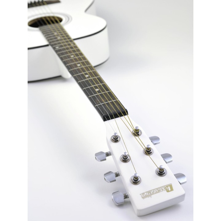 Dimavery - AW-303 Western guitar white - Acoustic Guitar | Z-Bombilla