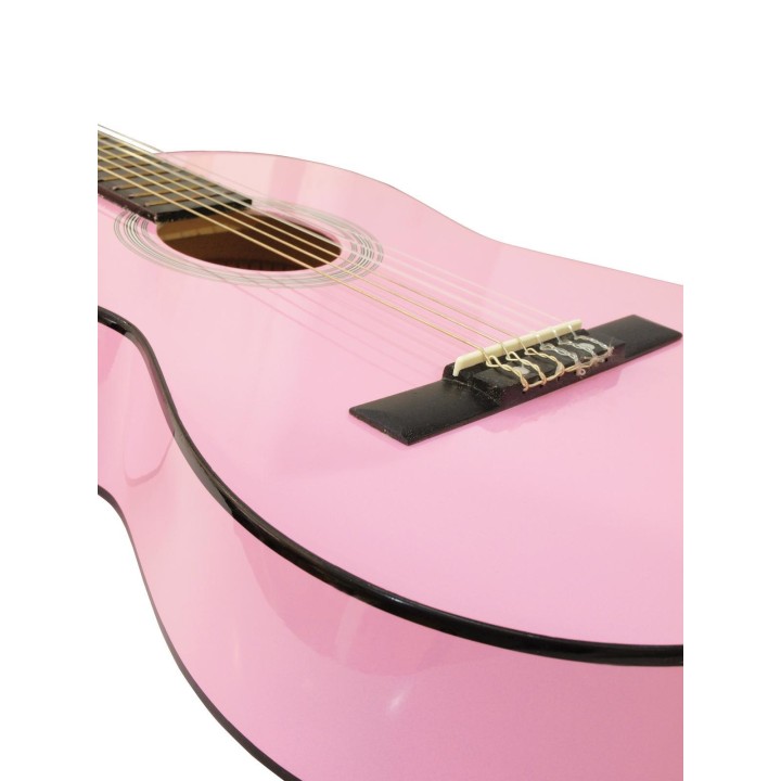 Dimavery - AC-303 Classical Guitar 3/4, pink - Classical Guitar | Z-Bombilla