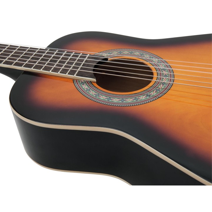 Dimavery - AC-303 Classical Guitar 1/2 sunburst - Classical Guitar | Z-Bombilla