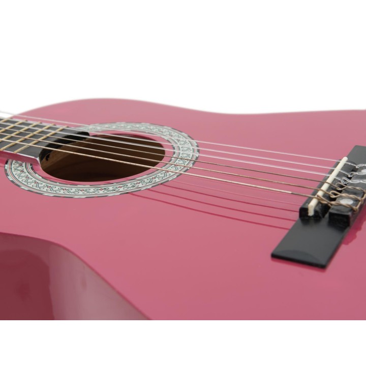 Dimavery - AC-303 Classical Guitar 1/2, pink - Classical Guitar | Z-Bombilla