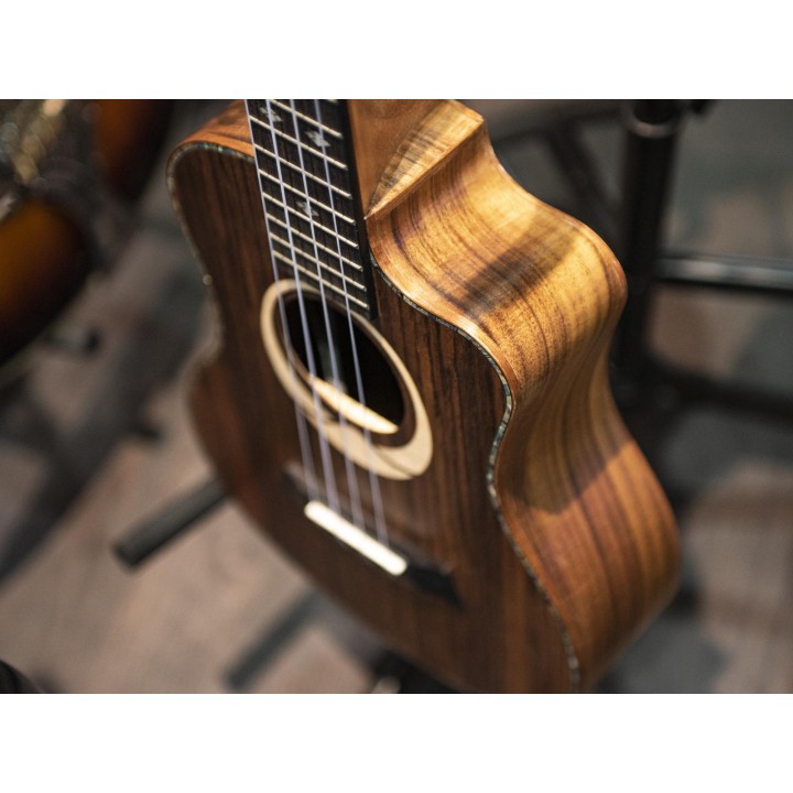 Dimavery - UK-200 Tenor Ukulele, Koa - Ukelele | Z-Bombilla