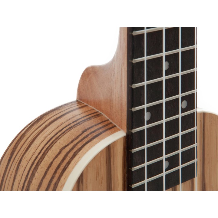 Dimavery - UK-400 Ukulele soprano "Zebrawood" - Ukelele | Z-Bombilla