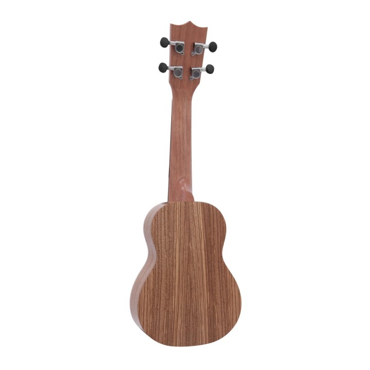 Dimavery - UK-400 Ukulele soprano "Zebrawood" - Ukelele | Z-Bombilla