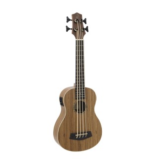 Dimavery - UK-700 Bass Ukulele, Zebra - Ukelele | Z-Bombilla