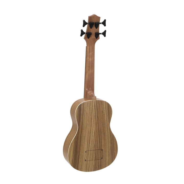 Dimavery - UK-700 Bass Ukulele, Zebra - Ukelele | Z-Bombilla