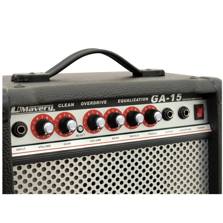 Dimavery - GA-15 E-guitar amp 15W - Amplificador de Guitarra - Combos | Z-Bombilla