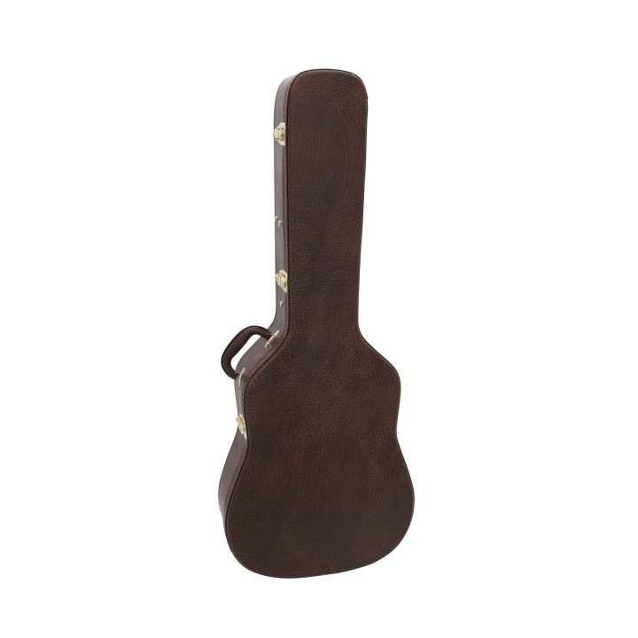 Dimavery - Form case western guitar, brown - Case for Acoustic Guitar | Z-Bombilla