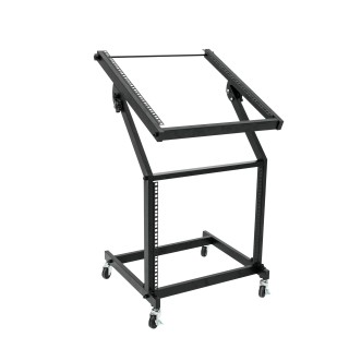 Omnitronic - Rack Stand 12U/10U adjustable on Wheels - Suporte para Laptop | Z-Bombilla