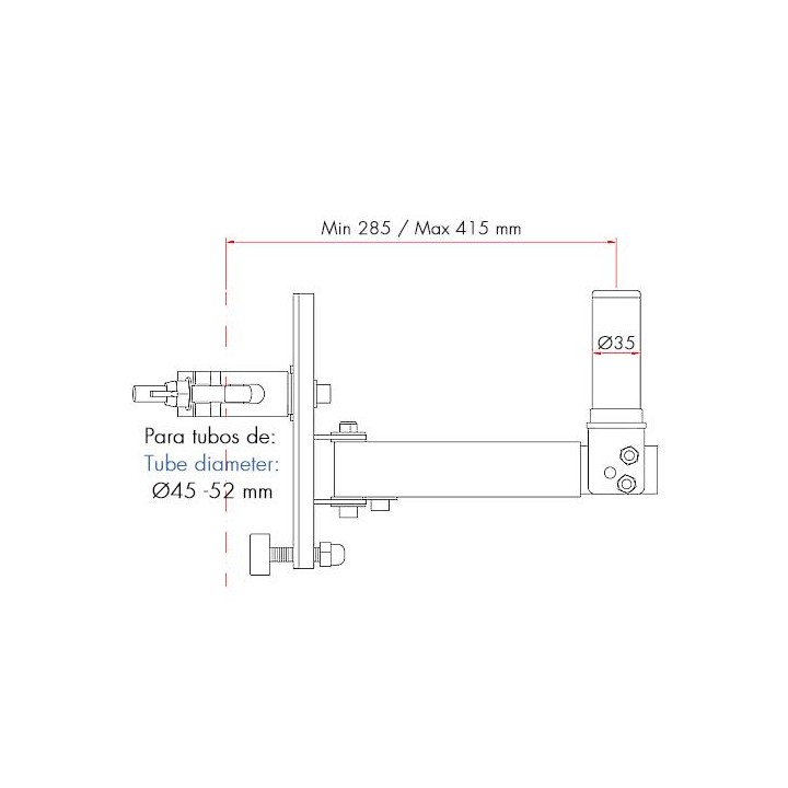 Guil - ALT-16/G - Wall Support | Z-Bombilla