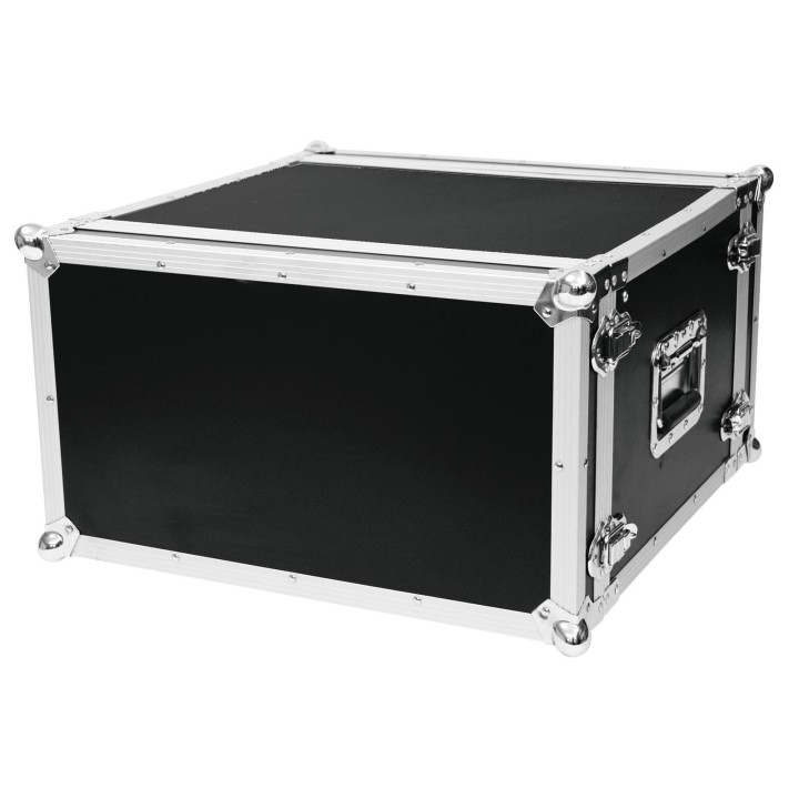 Roadinger - Effect Rack CO DD, 6U, 38cm deep, black - Caixa 19" | Z-Bombilla