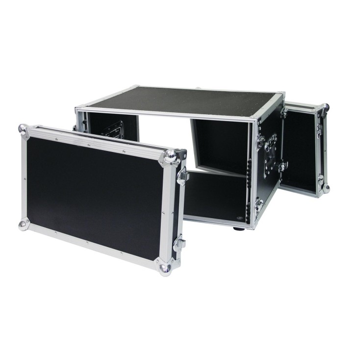 Roadinger - Effect Rack CO DD, 6U, 38cm deep, black - Caixa 19" | Z-Bombilla