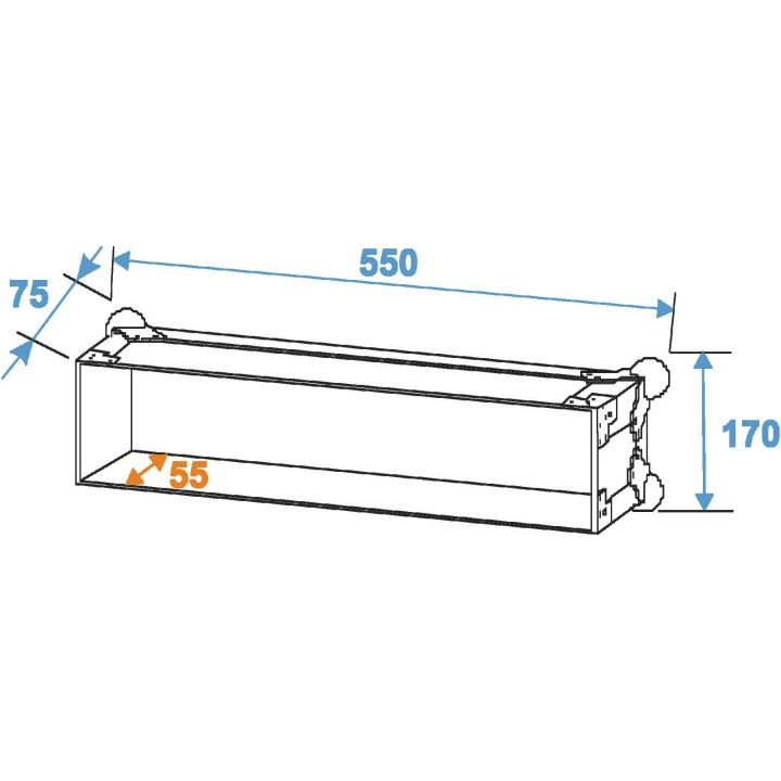 Roadinger - Rack Profi 2U 45cm - Caixa 19" | Z-Bombilla