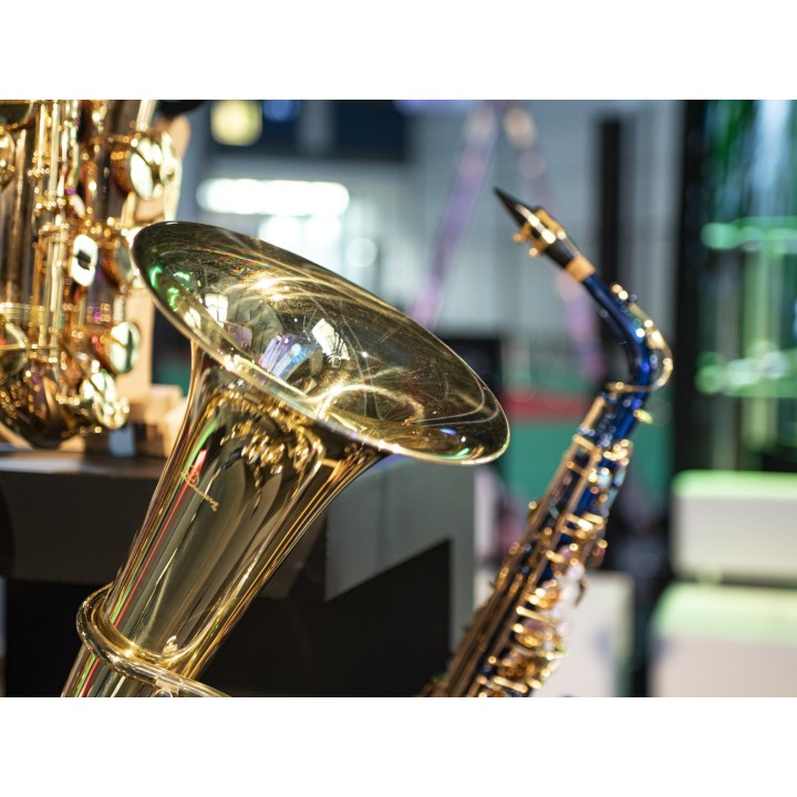 Dimavery - SP-30 Eb Alto Saxophone, blue - Saxofon | Z-Bombilla