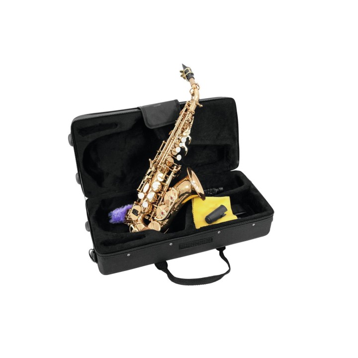 Dimavery - SP-20 Bb Soprano Saxophone, gold - Saxofon | Z-Bombilla