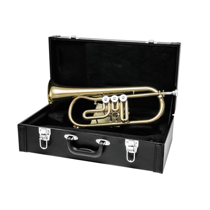 Dimavery - FH-310D Bb Flugelhorn rotary val - Trombeta | Z-Bombilla