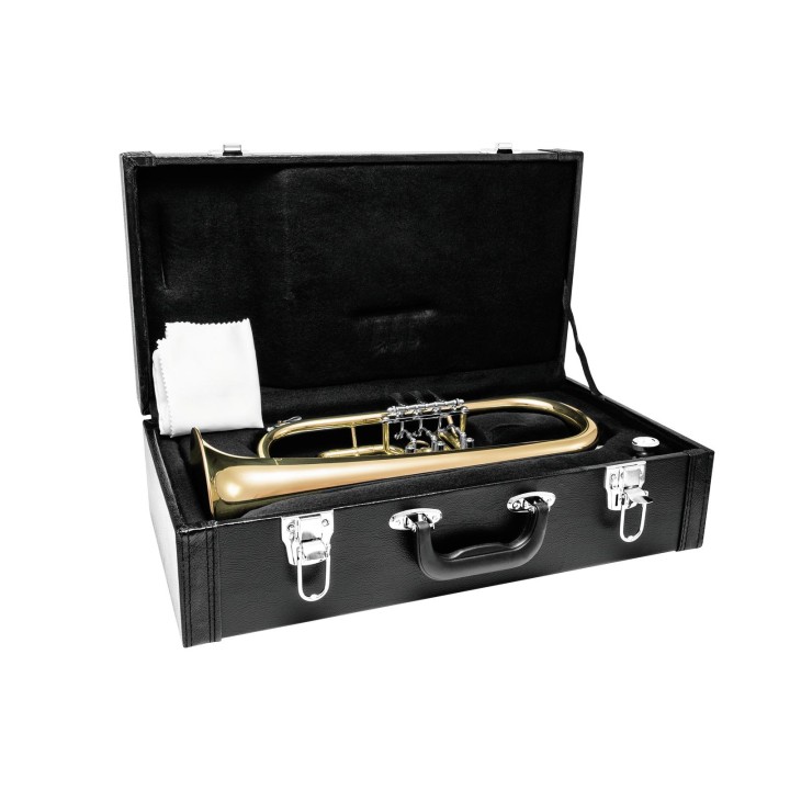 Dimavery - FH-310D Bb Flugelhorn rotary val - Trombeta | Z-Bombilla