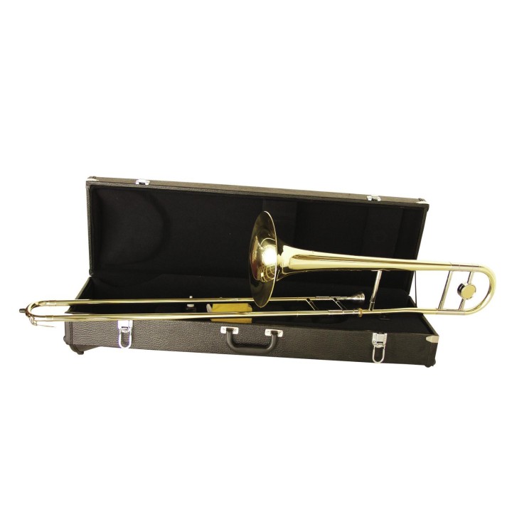 Dimavery - TT-300 Bb Tenor Trombone, gold - Tromboni | Z-Bombilla