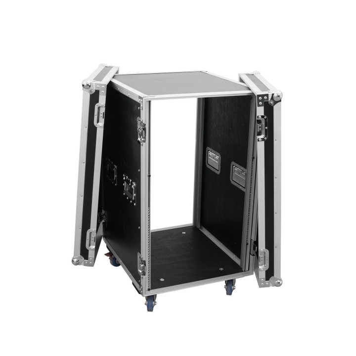 Roadinger - Amplifier Rack PR-2ST, 18U, 57cm with wheels - Caixa 19" | Z-Bombilla