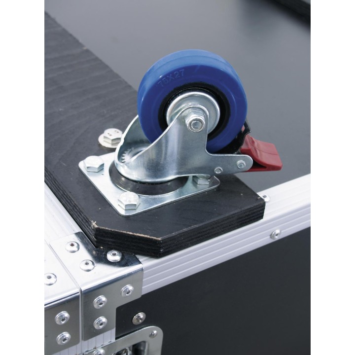 Roadinger - Amplifier Rack PR-2ST, 18U, 57cm with wheels - Caixa 19" | Z-Bombilla