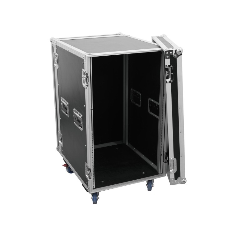 Roadinger - Amplifier Rack PR-2ST, 18U, 57cm with wheels - Caixa 19" | Z-Bombilla