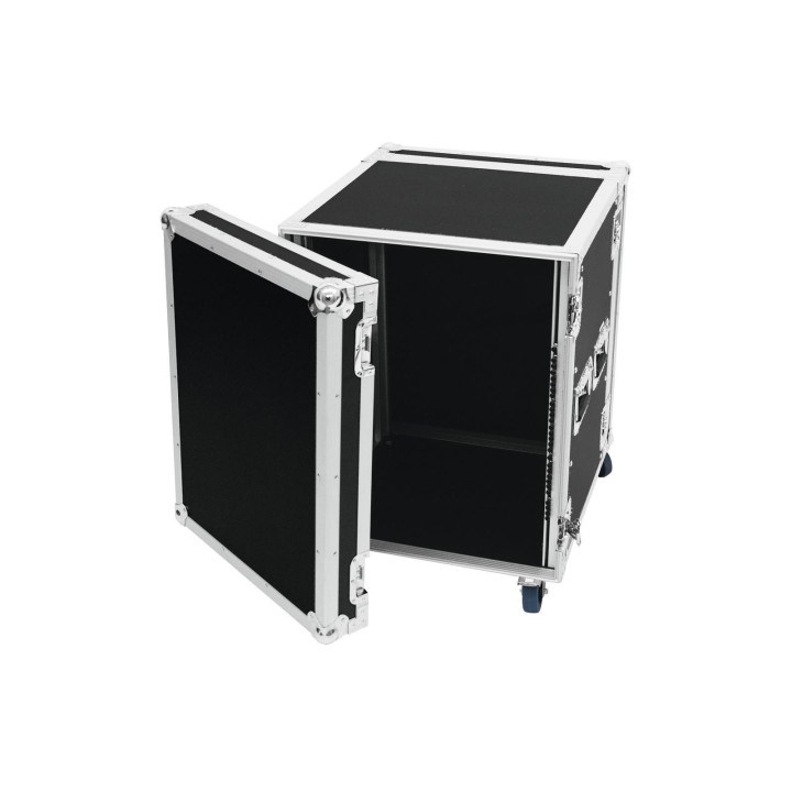 Roadinger - Amplifier Rack PR-2, 14U, 47cm with wheels - Rack 19" | Z-Bombilla