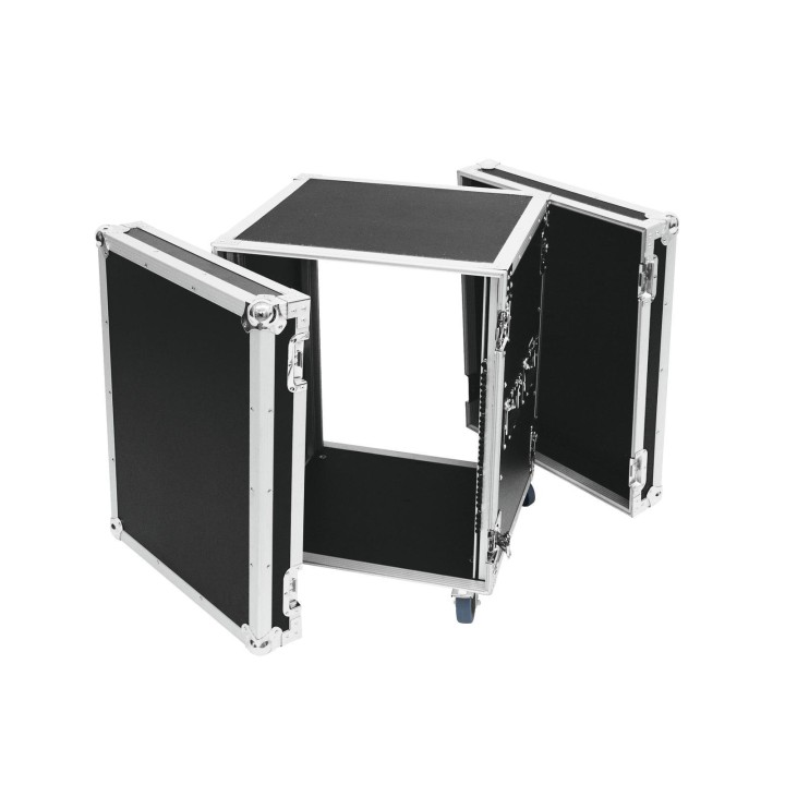 Roadinger - Amplifier Rack PR-2, 14U, 47cm with wheels - Rack 19" | Z-Bombilla