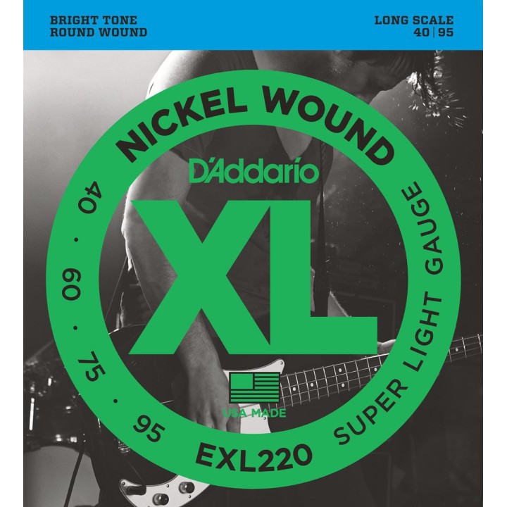D'addario - EXL220 XL [40-95] - Bass String | Z-Bombilla