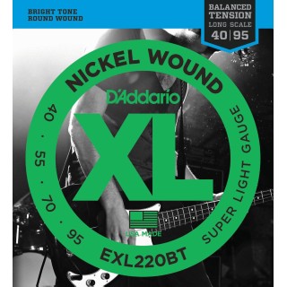 D'addario - EXL220BT BALANCED TENSION SUPER LIGHT [40-95] - Bass String | Z-Bombilla