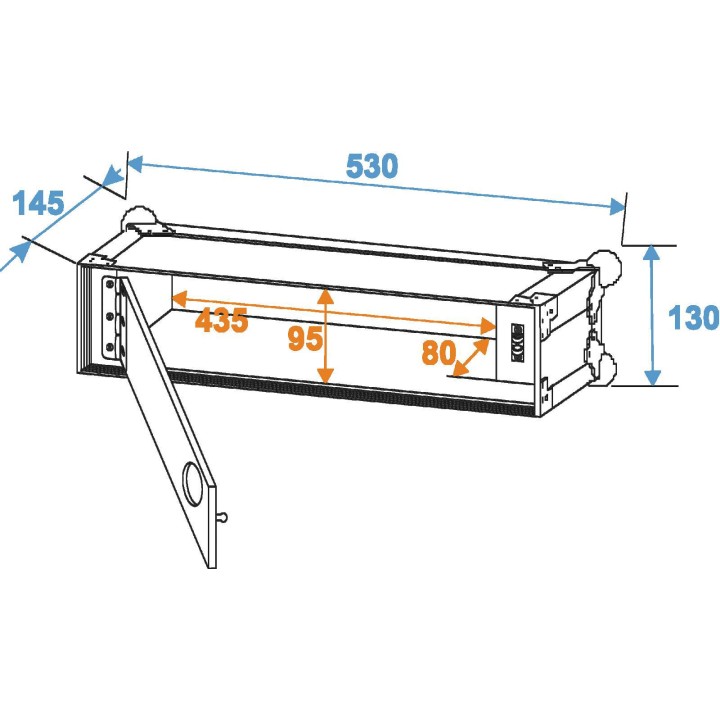Roadinger - Case for Wireless Microphone Systems - Plusieurs Rack | Z-Bombilla