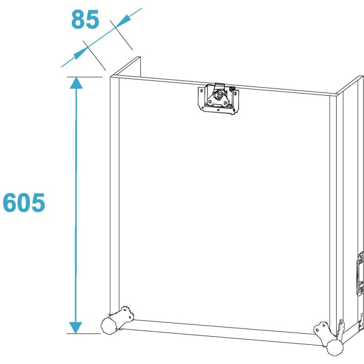 Roadinger - Special Combo Case Pro, 10U with wheels - Caixa 19" | Z-Bombilla