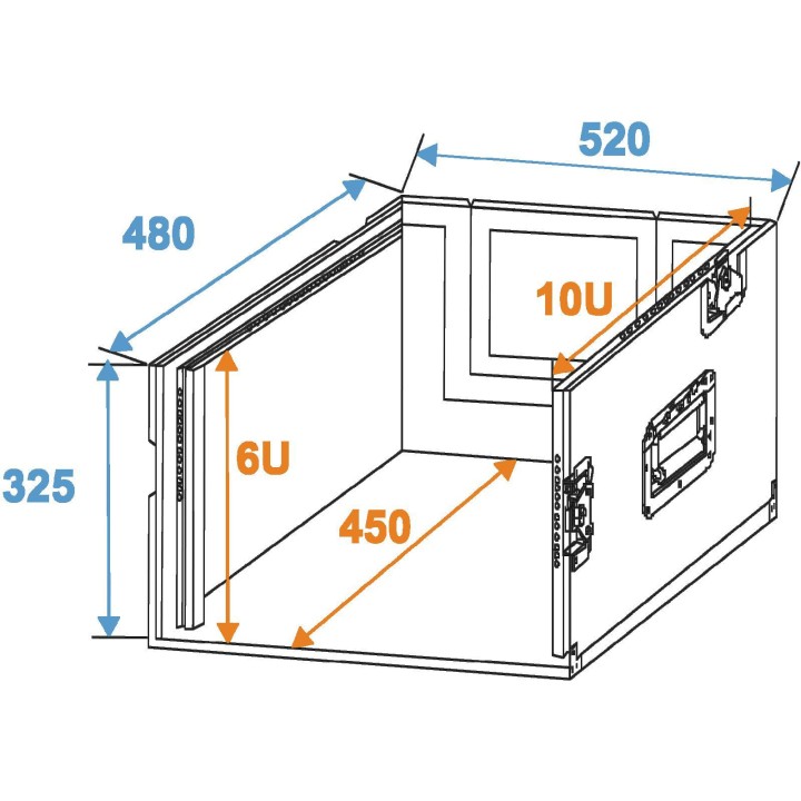 Roadinger - Special-Combo-Case Pro, 4U - Caixa 19" | Z-Bombilla
