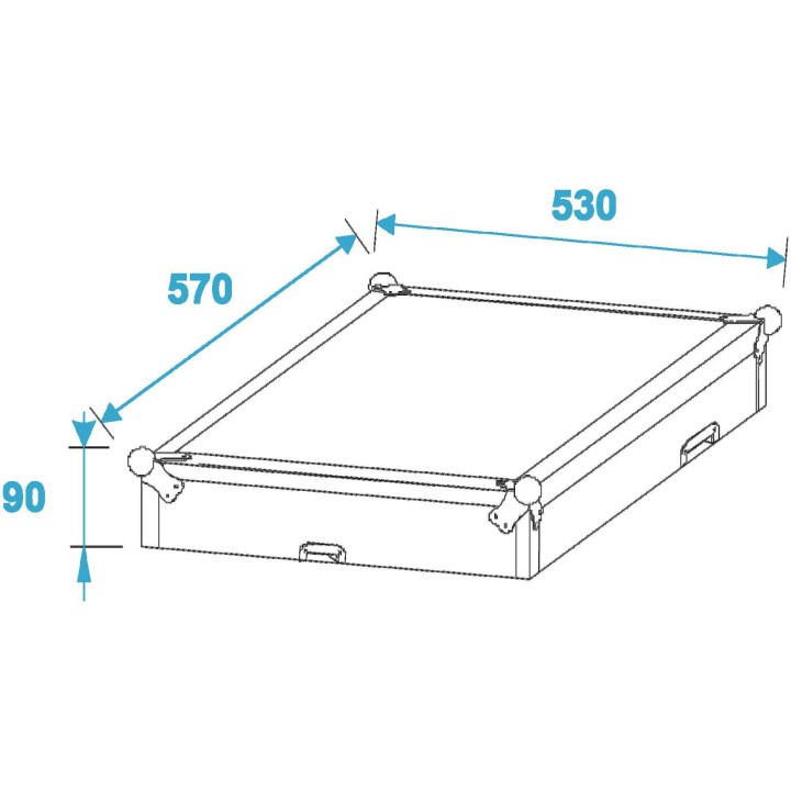 Roadinger - Special-Combo-Case Pro, 4U - Caixa 19" | Z-Bombilla