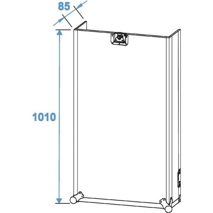 Roadinger - Special Combo Case Pro, 20U with wheels - Caixa 19" | Z-Bombilla