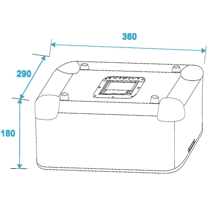 Roadinger - Record Case ALU 50/50, rounded, bk - LP / CD Case | Z-Bombilla