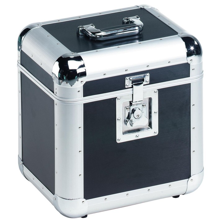 Roadinger - Record Case ALU 75/25, rounded, bk - LP / CD Case | Z-Bombilla