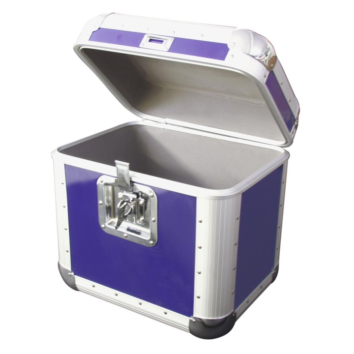 Roadinger - Record Case ALU 75/25, rounded, blue - LP / CD Case | Z-Bombilla