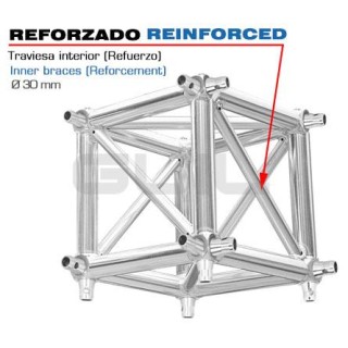 Guil - DDO/TQN400XL-4 - 4 Points Aluminium Truss 40 x 40 cm | Z-Bombilla