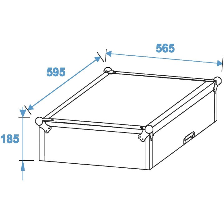 Roadinger - Special Combo Case LS5 Laptop Desk, 17U - Custodie 19" | Z-Bombilla