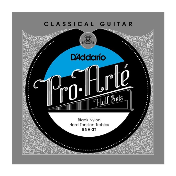 D'addario - BNH-3T PRO-ARTE CLASSICAL HALFSETS BLACK NYLON HARD TENSION - Corda Guitarra clàssica | Z-Bombilla