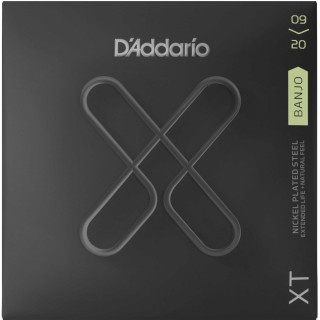 D'addario - XTJ0920 BANJO XT COATED NICKEL LIGHT - Bass String | Z-Bombilla