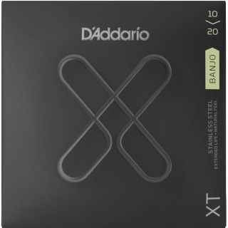 D'addario - XTJ1020 BANJO XT COATED STAINLESS STEEL MEDIUM-LIGHT - Bass String | Z-Bombilla