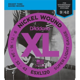 D'addario - ESXL120 - DOBLE BOLA SUPER LIGHT [09-42] - Electric Guitar String | Z-Bombilla